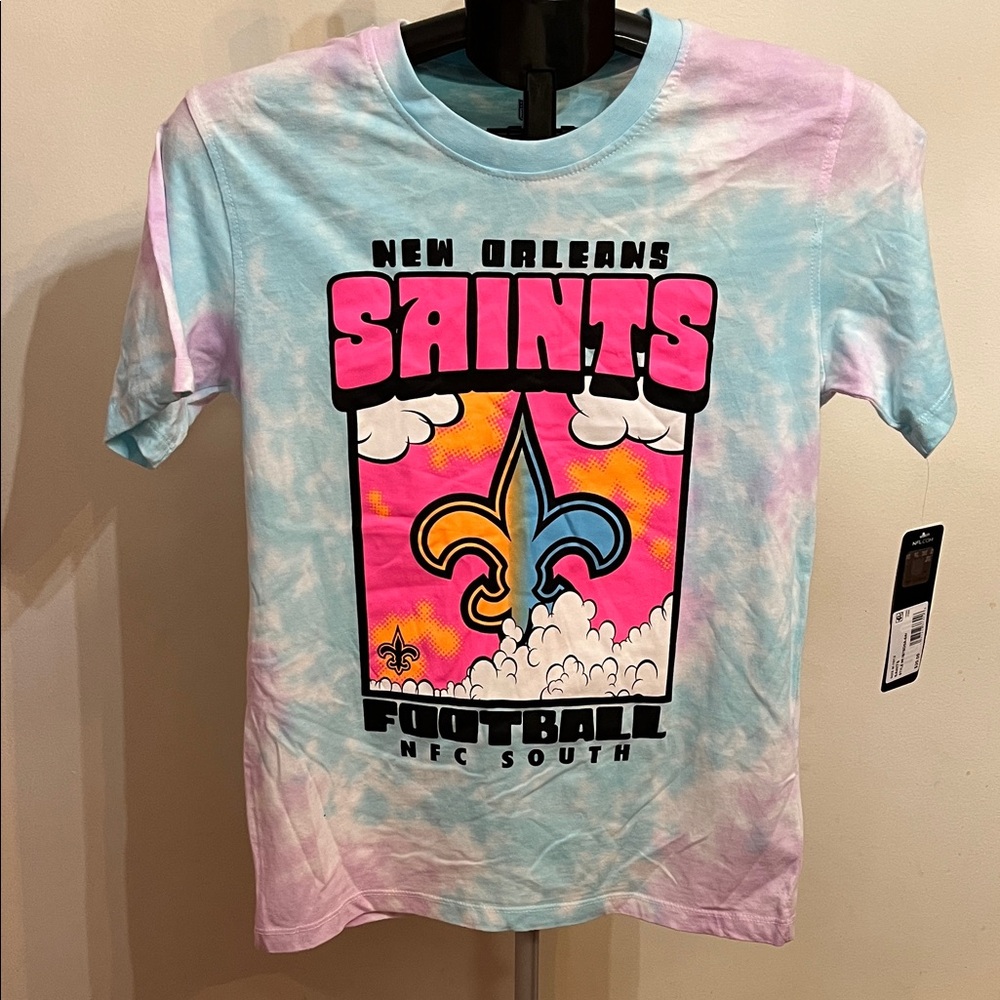 NWT - NFL New Orleans Saints Kids Tie-Dye T-Shirt